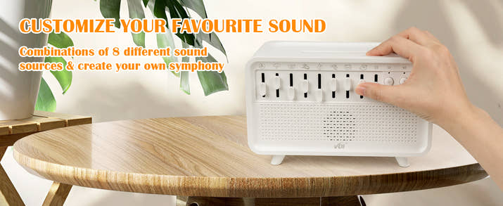 DeepSleep™ Bluetooth White Noise Machine & Aroma Diffuser
